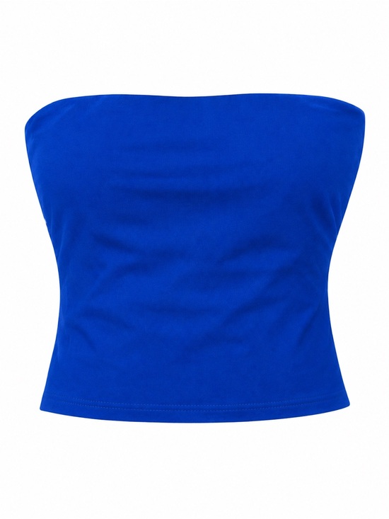 Tops - blue tube top
